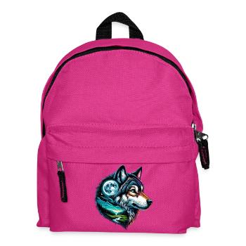 Loup - Sac à dos Enfant - fuchsia - Devant