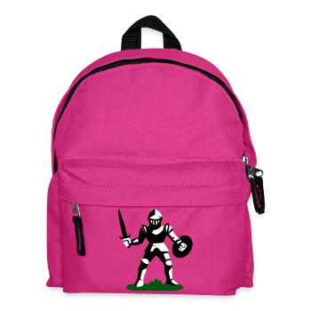 Knight Toy - Kids' Backpack - fuchsia - Front