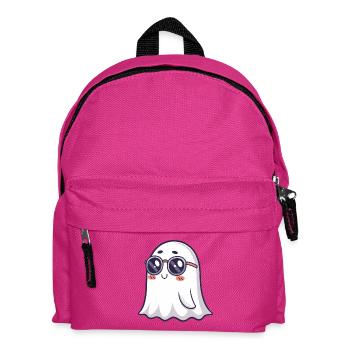 Retro Phantom Runde Brille - Kinder Rucksack - Fuchsia - Vorne