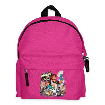 Hero Dishwasher Grüne Handschuhe - Kinder Rucksack - Fuchsia - Vorne