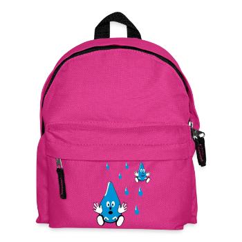 Petits amis goutte d’eau - Sac à dos Enfant - fuchsia - Devant