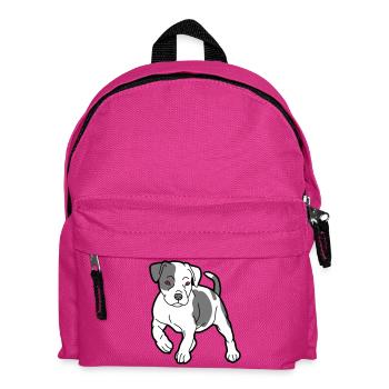 dog - Kids' Backpack - fuchsia - Front