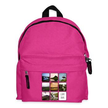 Iceland Travel - Kids' Backpack - fuchsia - Front