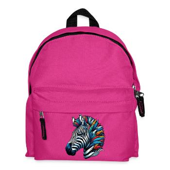 Zebra - Kinder Rucksack - Fuchsia - Vorne