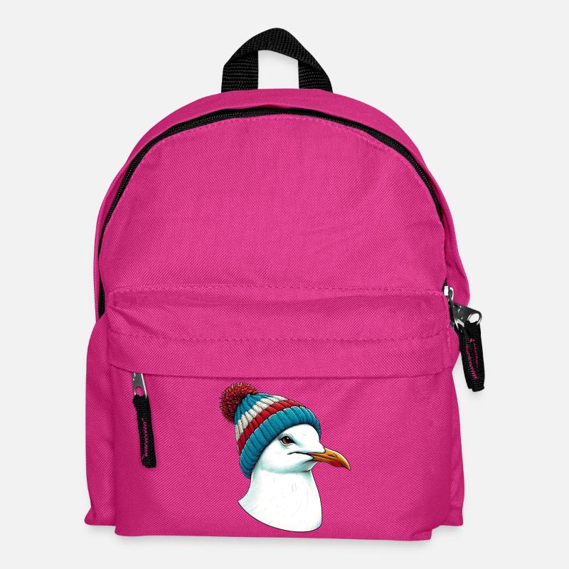 Möwe - Kinder Rucksack - Fuchsia