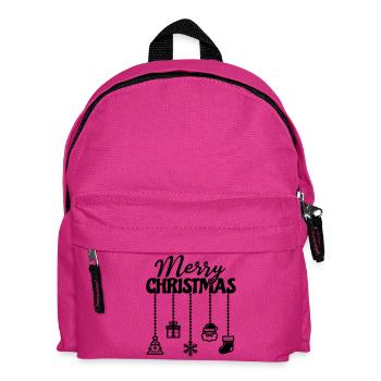 Christmas hanging décor - Kids' Backpack - fuchsia - Front