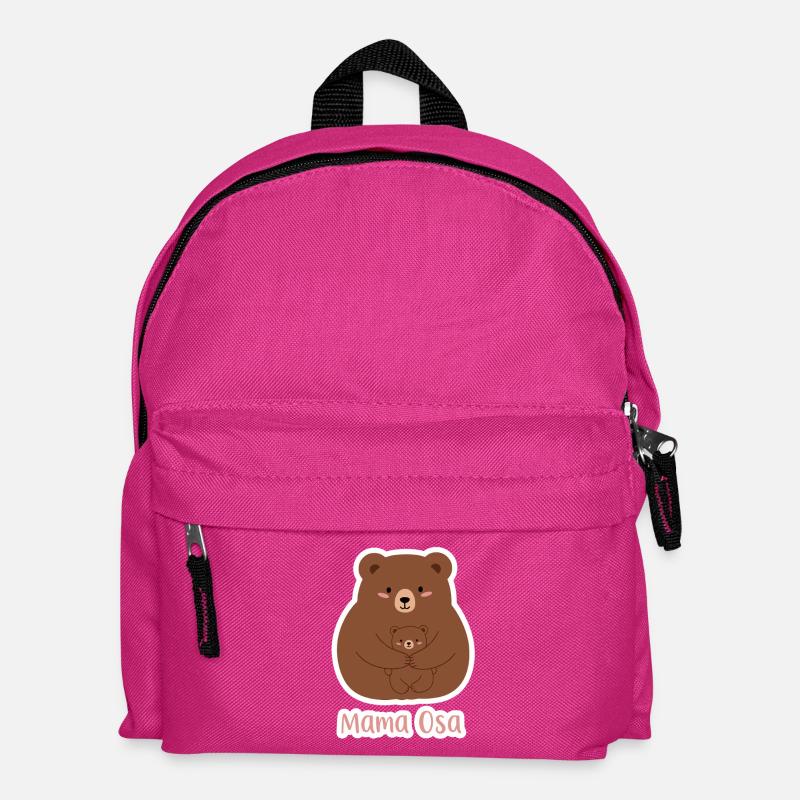 Mama Bear - Kids' Backpack - fuchsia
