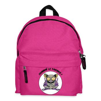 Chanmé, le tarsier ! - Sac à dos Enfant - fuchsia - Devant