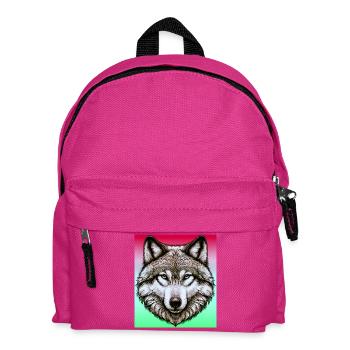 Loup - Sac à dos Enfant - fuchsia - Devant