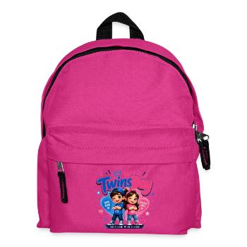 TwinsDay Gemini Vibes - Kids' Backpack - fuchsia - Front
