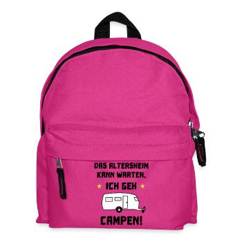 das altersheim kann warten - Kinder Rucksack - Fuchsia - Vorne