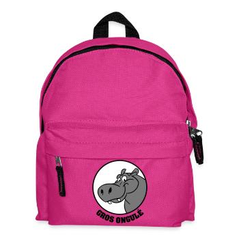 Hippo Texte - Sac à dos Enfant - fuchsia - Devant