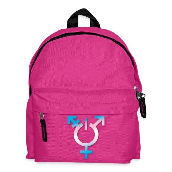 transgender flagge trans LBGTQ queer ON coming out - Kids' Backpack - fuchsia - Front