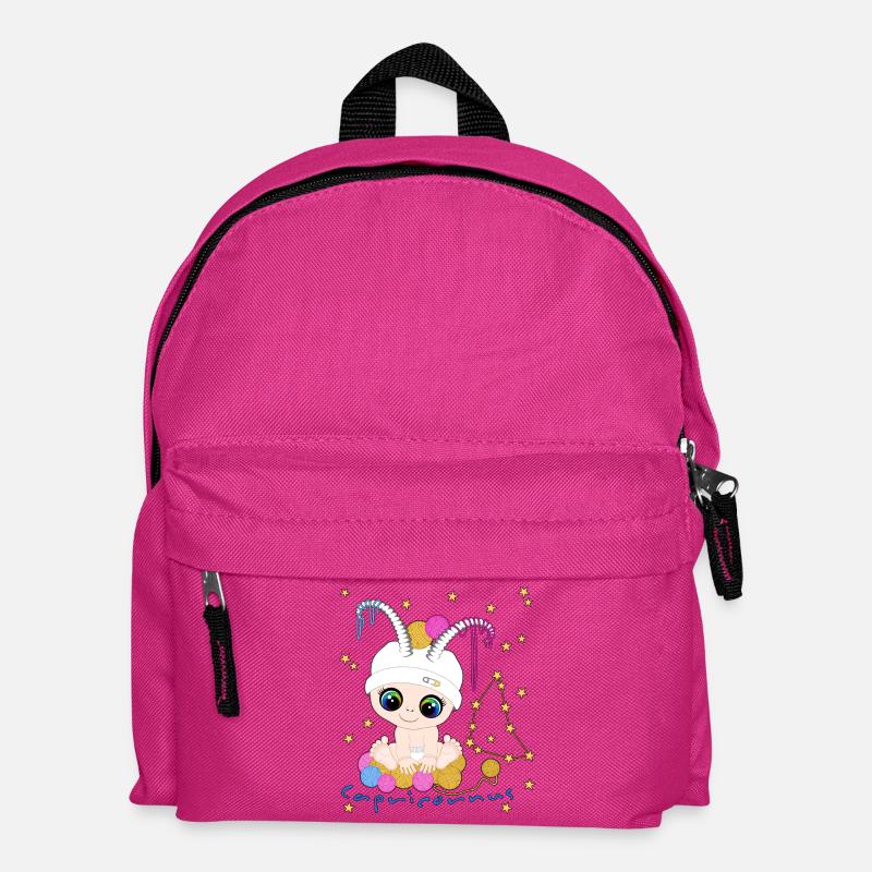 sternzeichen_capricornus - Kinder Rucksack - Fuchsia