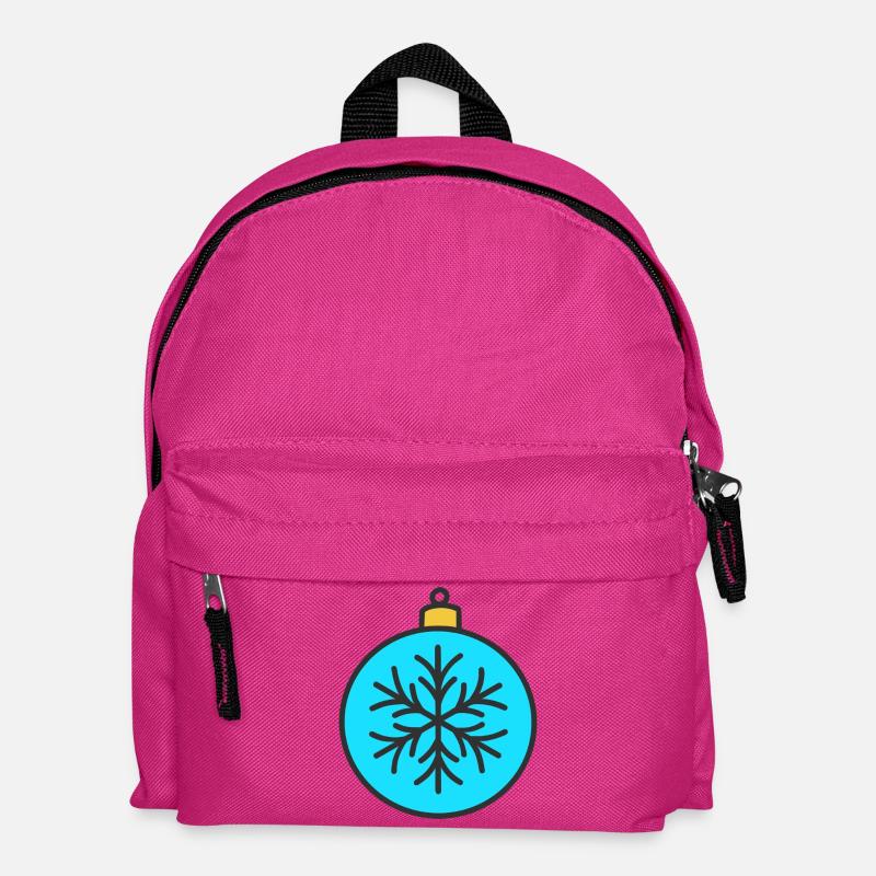 Weihnachtskugel - Kinder Rucksack - Fuchsia
