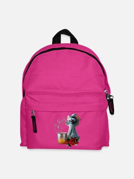 Maus im Nachthemd: Die Nacht der verrückten Melodien. - Kinder Rucksack - Fuchsia
