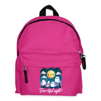 Entzückende Buh-Nacht der Geister - Kinder Rucksack - Fuchsia - Vorne