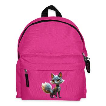 Cyber Renard Bleu - Sac à dos Enfant - fuchsia - Devant