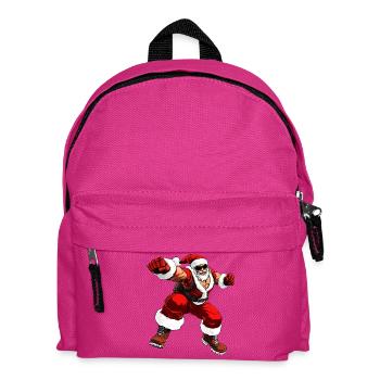 Boxer Weihnachten - Kinder Rucksack - Fuchsia - Vorne