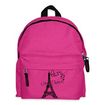 Paris Je T'aime Tour Eiffel - Sac à dos Enfant - fuchsia - Devant