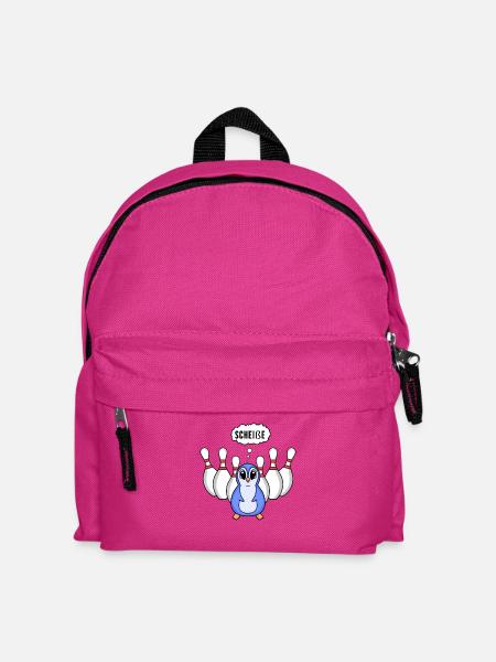 Kegel Pinguin Bowling - Kinder Rucksack - Fuchsia