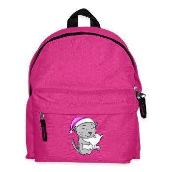 Ägyptische Mau - Kinder Rucksack - Fuchsia - Vorne