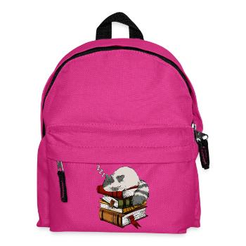 reading, books, studying, reading - Kids' Backpack - fuchsia - Front