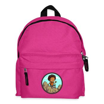 Afro Black Kid Young Girl Empowerment Girl - Kids' Backpack - fuchsia - Front