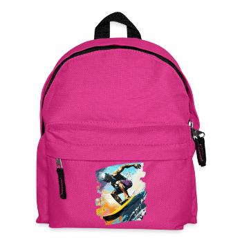 Surfeur Surf Planche de surf Surf - Sac à dos Enfant - fuchsia - Devant