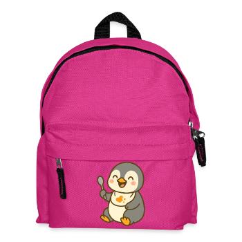 Nourrir avec le poussin pingouin – sweet & hungry - Sac à dos Enfant - fuchsia - Devant