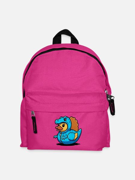 Spinosaurus Blauer Dino-Drache Entchen - Kinder Rucksack - Fuchsia