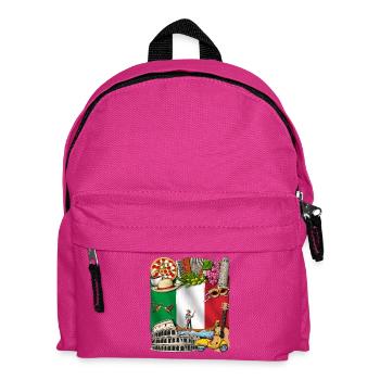 Italy - Kids' Backpack - fuchsia - Front