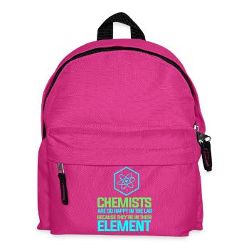 Chemistry Chemist Chemistry Teacher - Kids' Backpack - fuchsia - Front