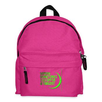 Dicton mathématique amusant Professeur de mathématiques - Sac à dos Enfant - fuchsia - Devant