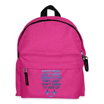 Professeur de mathématiques École de géométrie Mathématiques - Sac à dos Enfant - fuchsia - Devant