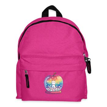 Arc-en-ciel boule de chat - Sac à dos Enfant - fuchsia - Devant