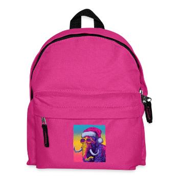 Mammut Weihnachten Porträt - Kinder Rucksack - Fuchsia - Vorne