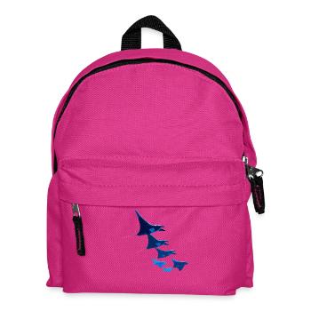 Raie manta, raie diable, raie pastenague, plongeur - Sac à dos Enfant - fuchsia - Devant