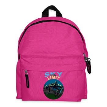 High jump: Sky is the limit! - Kids' Backpack - fuchsia - Front