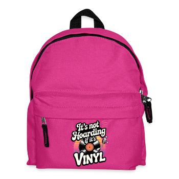 Es ist kein Horten, wenn es Vinyl ist - Kinder Rucksack - Fuchsia - Vorne