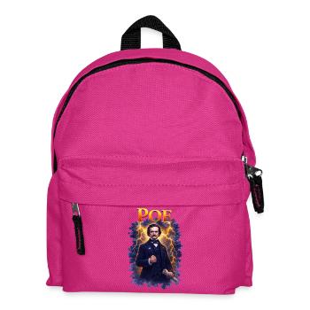 Portrait d’Edgar Allan Poe - Sac à dos Enfant - fuchsia - Devant