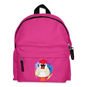 Anniversaire Fête des Mères Poulet Poule Poule Poule - Sac à dos Enfant - fuchsia - Devant