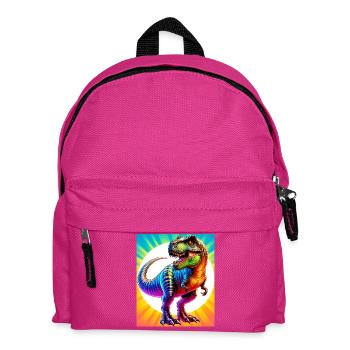 dinosaur - Kids' Backpack - fuchsia - Front