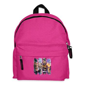 Venedig Urlaub Travel – Italien Geschenk - Kinder Rucksack - Fuchsia - Vorne
