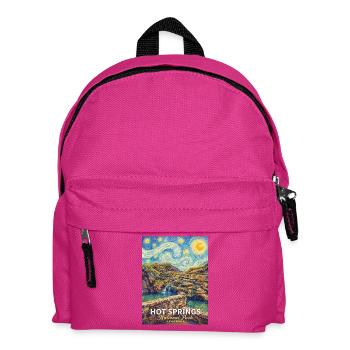 Parc national des sources chaudes Vivid Vista - Sac à dos Enfant - fuchsia - Devant