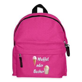 EIS WAFFEL ODER BECHER - Kinder Rucksack - Fuchsia - Vorne