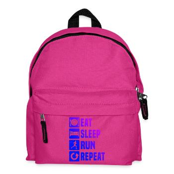 Geschenkidee für einen Running mit Running - Kinder Rucksack - Fuchsia - Vorne