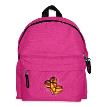 Germany and Spain Friendship - Kids' Backpack - fuchsia - Front