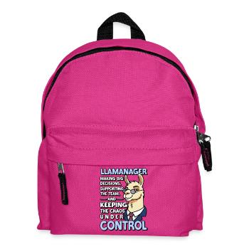Llamanager Chef Schäff | Chef d’équipe | Directeur général - Sac à dos Enfant - fuchsia - Devant