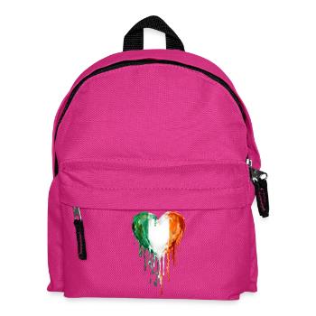 Art irlandais de goutte de cœur - Sac à dos Enfant - fuchsia - Devant